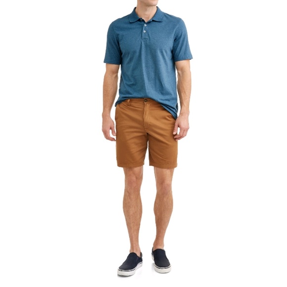 2/$25  MEN SIZE 46 FLAT FRONT STRETCH SHORT - Picture 2 of 6